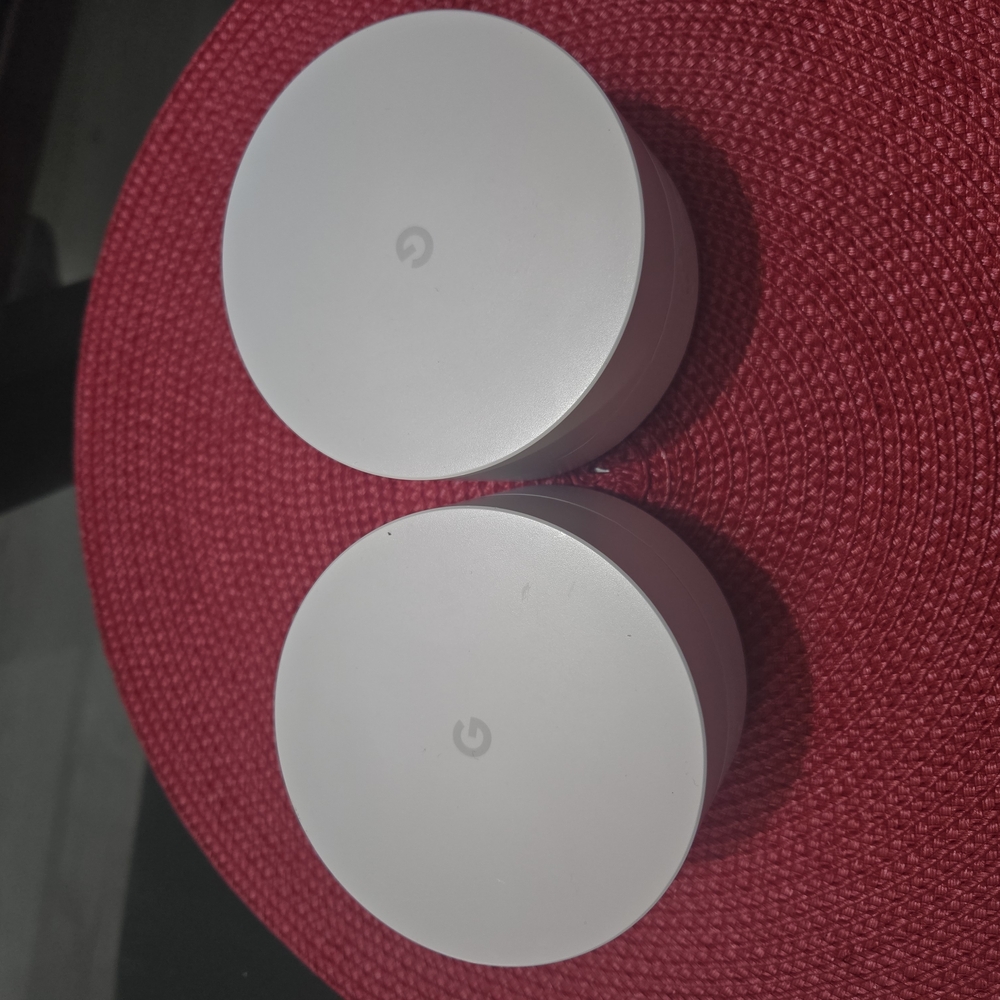 Google NLS-1304-25 White Dual Band 1200 Mbps Wireless Router. Lot 2. Untested. - Picture 2 of 3